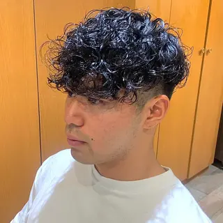 ショート パーマ メンズ メンズパーマ&メンズ 縮毛矯正/平野/渋谷のヘアスタイル