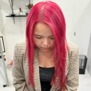 ロング カラー ショート/ウルフ カットモデル募集のヘアスタイル