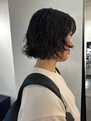 ミディアム パーマ お悩み解決パーマ hana🩰のヘアスタイル