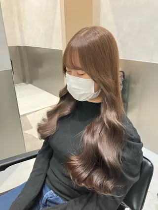 ロング カラー 💖ブリーチなし透明 感💖ASAHIのヘアスタイル