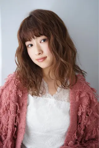 ロング カラー パーマ ヘアアレンジ 可愛いを作る神 ナオヒロのヘアスタイル