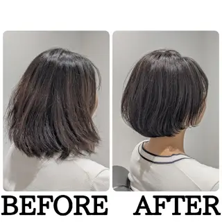 ショート ヘアアレンジ パーマ カラー 心斎橋難波本店 店長 THE ECT 中尾のヘアスタイル