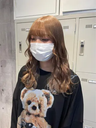 ロング カラー ダブルカラー特化💍 tiam💍韓国ヘアのヘアスタイル