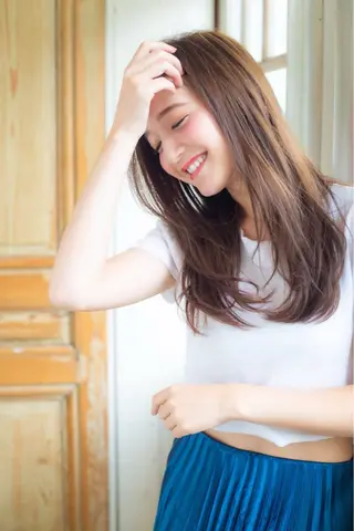 ロング 韓国🇰🇷ヘア/似 合わせショート/のヘアスタイル