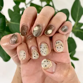 カラー ネイル pu muのネイルデザイン