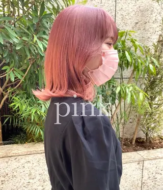 ミディアム カラー ハイトーン/デザイン hirokiのヘアスタイル
