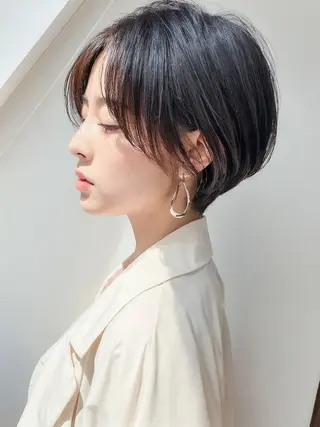 ショート カラー 佐々木 和樹のヘアスタイル