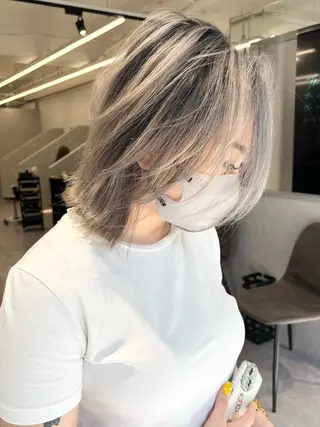 ショート カラー デザインカラー 小西勇次のヘアスタイル