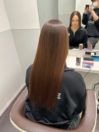 セミロング 美髪特化✨ 伊織✨縮毛矯正✨のヘアスタイル