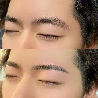 アイブロウ メンズ  ︎︎ 海苔みのマツエク・マツパデザイン