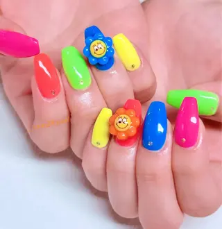 ロング Role'crin 💜manakaのネイルデザイン