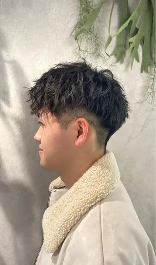 パーマ メンズ お洒落カジュアル🍃 まなとのヘアスタイル