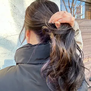 カラー 篠原 ゆうかのヘアスタイル