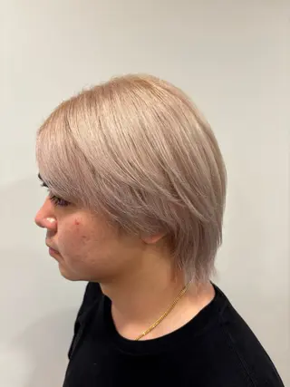 ショート カラー メンズ 井上 悠人のヘアスタイル