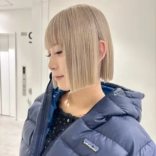 ミディアム カラー 🩶ダブルカラー/ 透明感カラー✝️るみのヘアスタイル