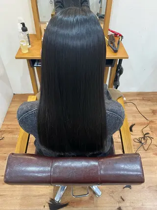 ロング パーマ 髪質改善&縮毛矯正 カット/soyaのヘアスタイル