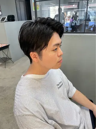 ショート パーマ メンズ メンズ専門サロン wokeのヘアスタイル