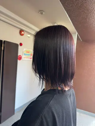 ミディアム カラー ゆ う あのヘアスタイル