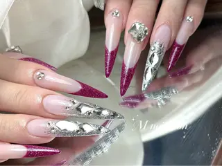 ネイル M🌷nail 長さだし専門店のネイルデザイン