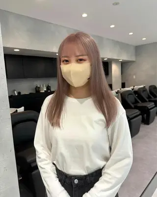 ミディアム カラー 鈴木/ニュアンス パーマ/メンズのヘアスタイル