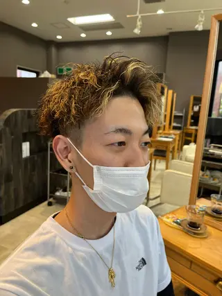 ショート パーマ メンズ特化✨パーマス タイル大得意安田海斗のヘアスタイル