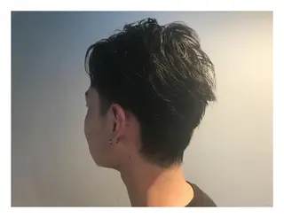 ショート カラー パーマ メンズ 【美髪とカット】 AKIFUMIのヘアスタイル