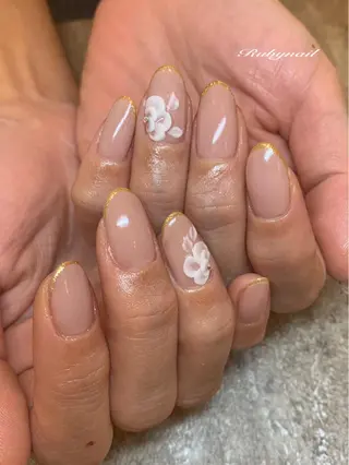 セミロング プライベートサロン Rubynailのネイルデザイン