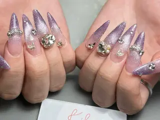 ネイル 💕鈴木ユリ パラジェル/オフ無料のネイルデザイン