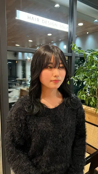 ロング 愛花/久屋大通/ 切りっぱなしボブのヘアスタイル