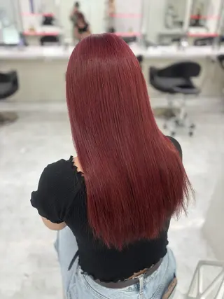 ロング まろっと艶感ブラウン ベージュ🤍まなかのヘアスタイル