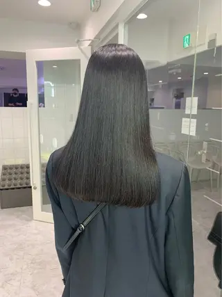 ロング カラー まろっと艶感ブラウン ベージュ🤍まなかのヘアスタイル