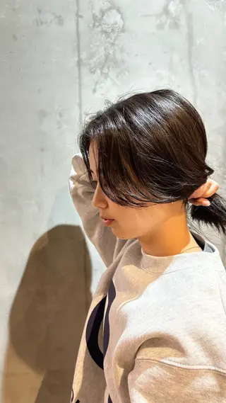 ミディアム ❤︎韓国レイヤ ー❤︎/saraのヘアスタイル
