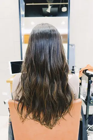 ロング カラー メンズカット曲がる 縮毛矯正佐々木タクマのヘアスタイル