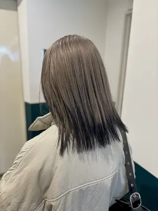 ミディアム ☁️RIKA☁️ @ri2_____bのヘアスタイル