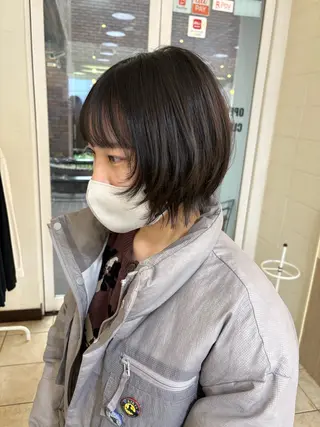 ショート スズキ ユウナのヘアスタイル