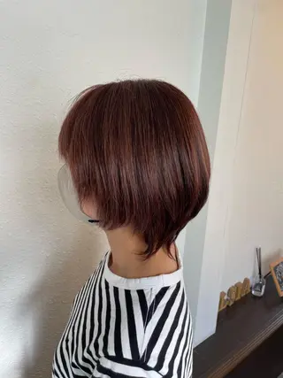 ショート 暖色カラー/ メンズ/名駅/ユキハのヘアスタイル