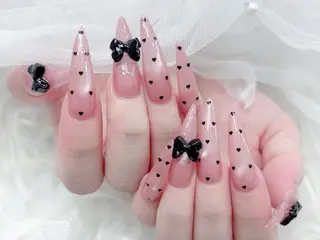 ネイル MoMoA Nail ネイル長さ出し専門店のネイルデザイン