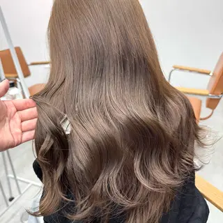 ロング カラー ヘアアレンジ ブリーチなしカラー /新百合ヶ丘/安形翔のヘアスタイル