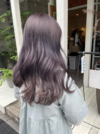 ロング カラー 【完全個室】髪質改善 暖色カラー/山崎唯奈のヘアスタイル