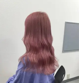 ロング カラー ヘアアレンジ 🫧モテる💗ダメー ジレスハイトーン🫧のヘアスタイル