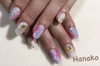 ネイル お絵描きネイル Hanakoのネイルデザイン