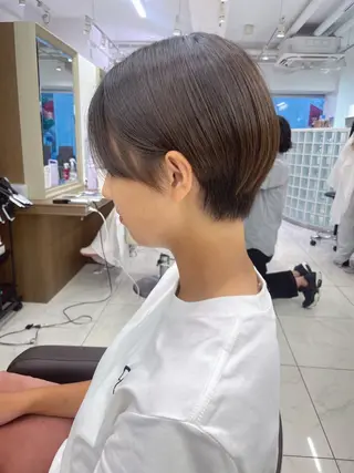 ショート 店長福島成美/髪質 改善縮毛矯正/カラーのヘアスタイル