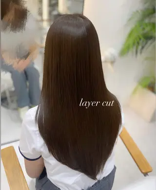 ロング カラー 艶髪・透明感カラー・ 韓国ヘア・Yuriのヘアスタイル