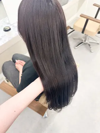 ロング カラー 🌼透明感艶カラー オリーブ🌼河村咲のヘアスタイル