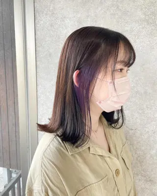ミディアム カラー 🫧ヒシダアキ taboo.i🫧のヘアスタイル