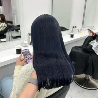 セミロング カラー ヘアアレンジ mai🍑暖色カラー /レイヤー💖のヘアスタイル