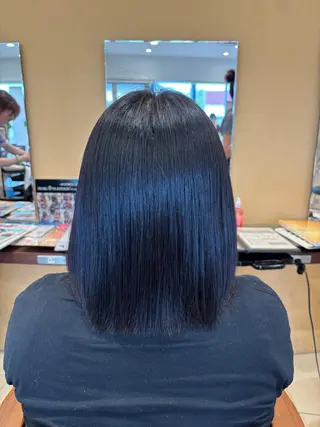 ミディアム ハイトーン/寒色系 カラー/Risa🌿のヘアスタイル