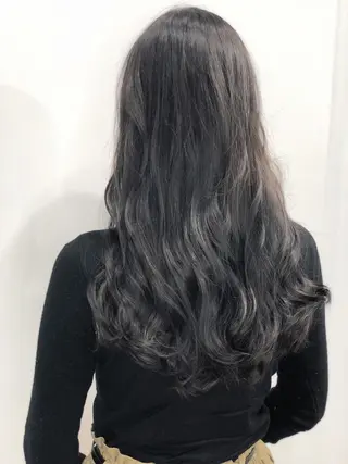 ロング 🌙HIZUKI🌙 ハイトーン 艶髪のヘアスタイル