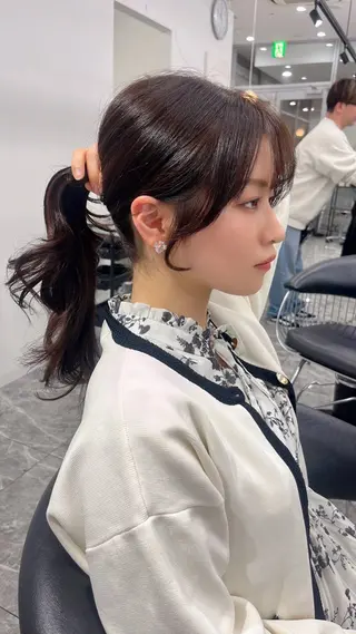 ロング 顔周り指名NO.1 💐似合わせ／Maoのヘアスタイル