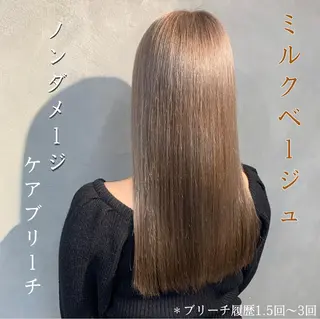 セミロング ❤️‍🔥シールエク ＋カラー京❤️‍🔥のヘアスタイル